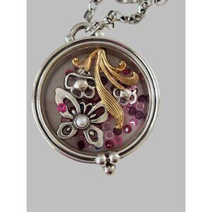 Brighton Necklace FLOWER DUET Shaker List $138 JM6973